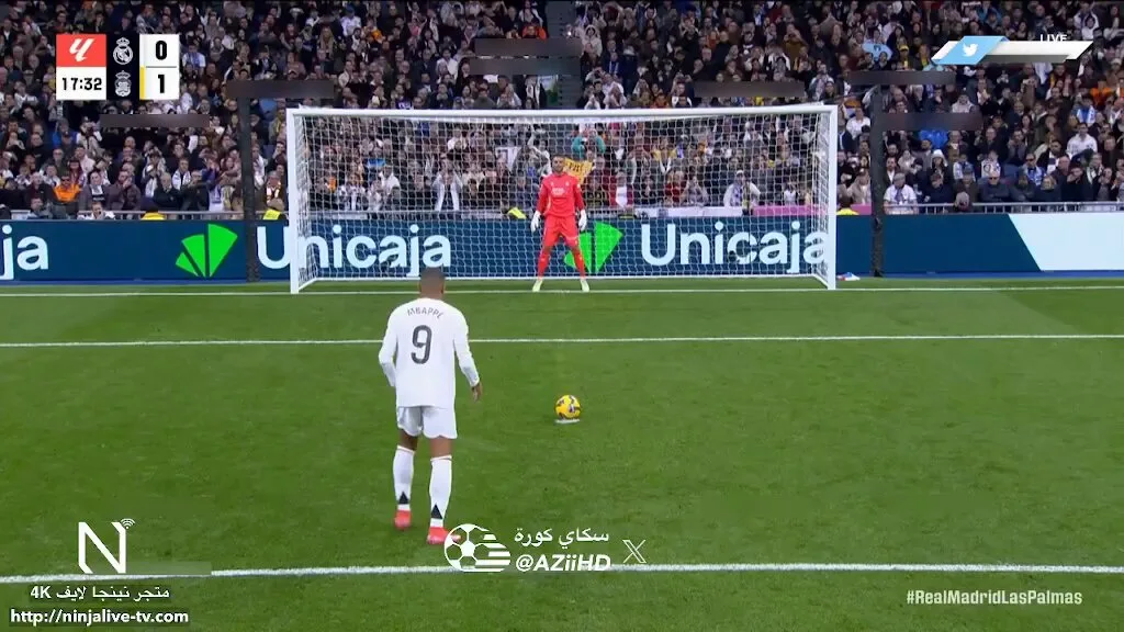REGARDER: Le Real Madrid égalise contre Las Palmas grâce à Kylian Mbappe