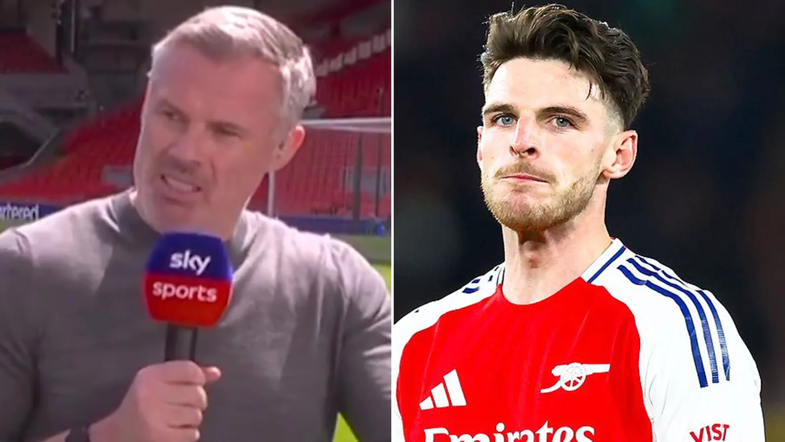 «  Ces doutes sont peut-être entrés en jeu  » – Jamie Carragher fait allusion lorsque Declan Rice commencera à considérer son avenir arsenal