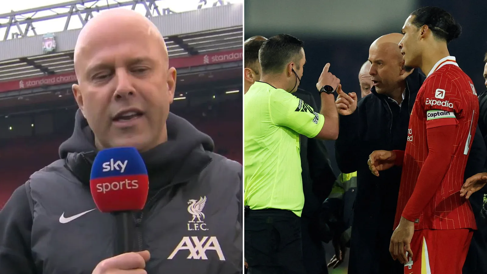Le patron de Liverpool, Arne Slot, est prometteur après avoir été chargé pour son rôle dans le chaos du Merseyside Hiled