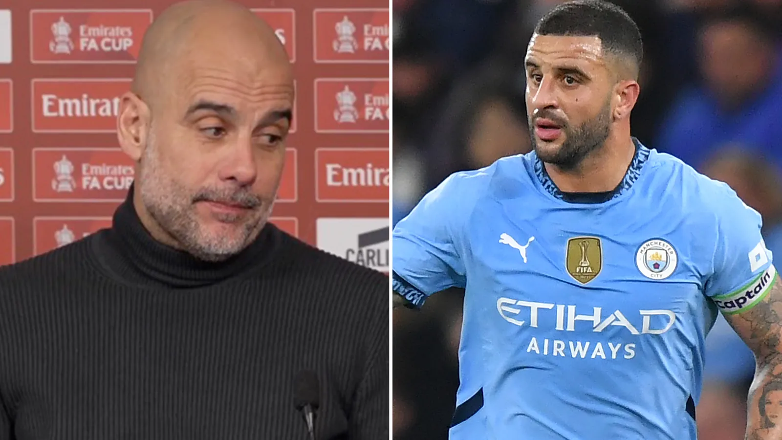 Pep Guardiola révèle que Kyle Walker a demandé à QUITTER Man City avec le défenseur anglais prévu pour un transfert saoudien de 400 000 £ par semaine