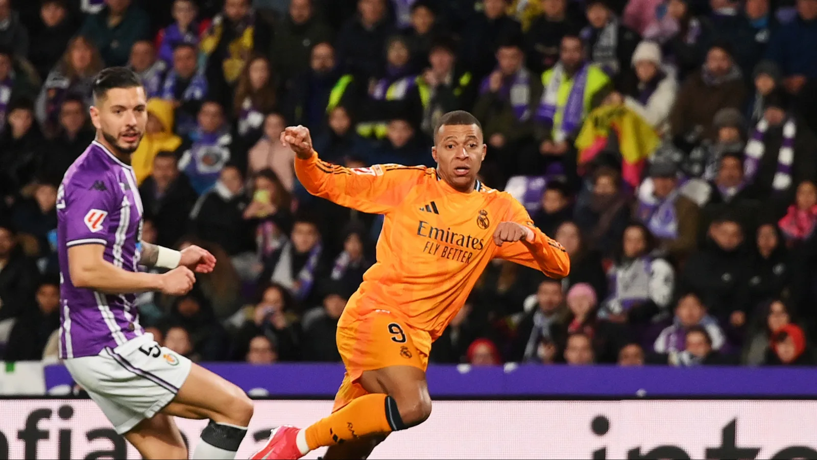 Kylian Mbappe étend la charge de titre La Liga du Real Madrid à Valladolid