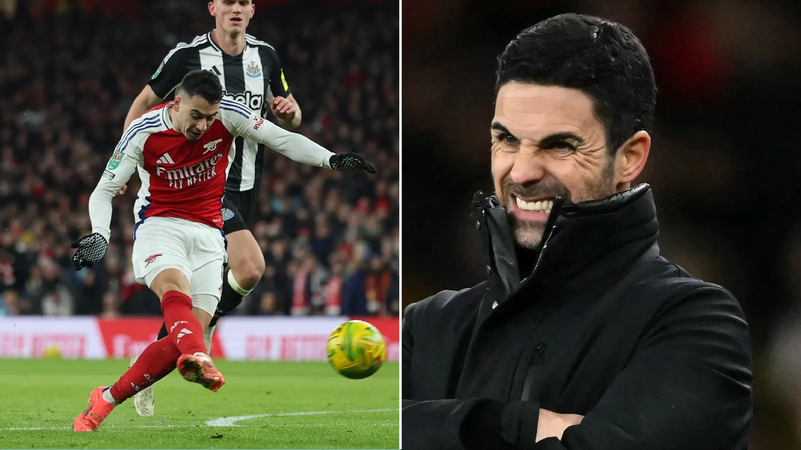 Arsenal a porté un nouveau coup alors que le ballon de la Coupe Carabao a été claqué par Mikel Arteta pour être utilisé en Premier League la saison prochaine