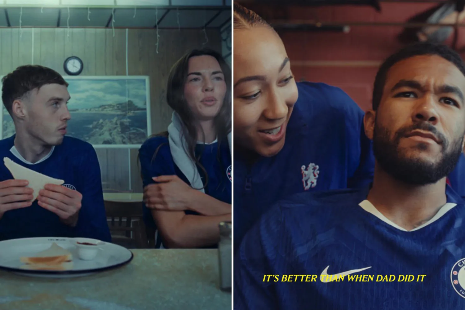 Cole Palmer mange de la confiture de la confiture et de la légende de la musique britannique fait du camée dans une vidéo de kit Chelsea brillante qui a été divulguée