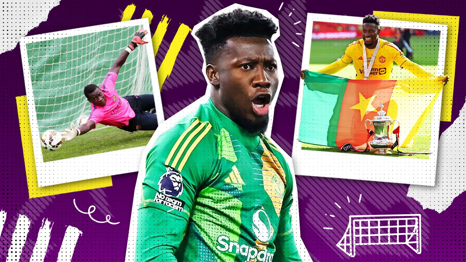 Comment Andre Onana est passé de Skipping School et a joué aux pieds nus pour surmonter la double interdiction pour jouer pour Man Utd