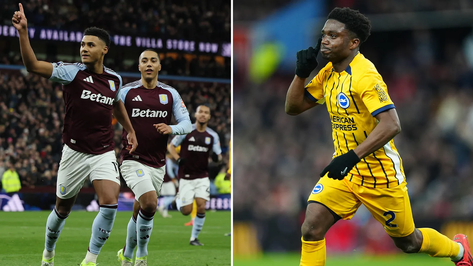 Aston Villa 2 Brighton 2 : la frappe intelligente de Lamptey arrache un point aux visiteurs après le retour en tête de Watkins et Rogers – The Sun