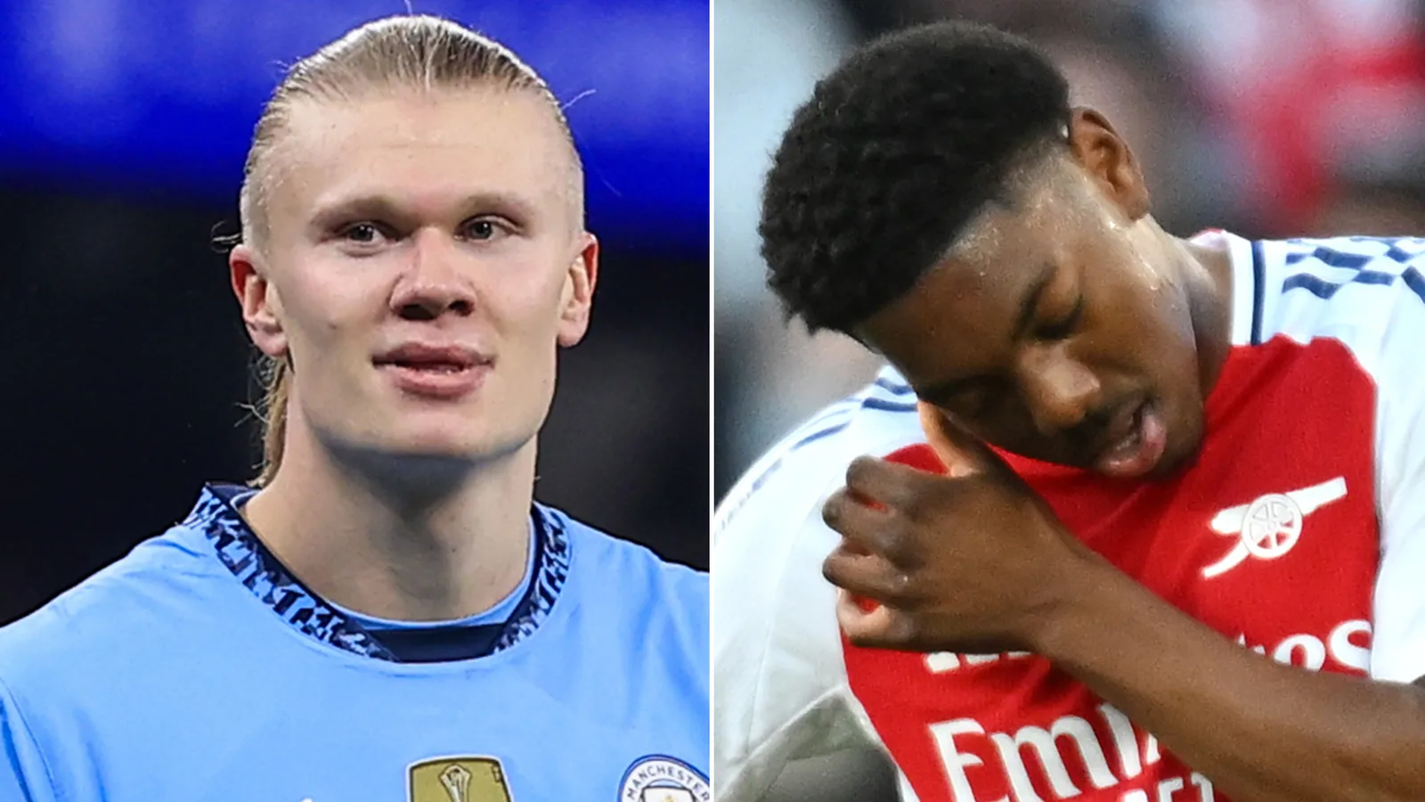 Les fans aux yeux d’aigle repèrent la fouille subtile d’Erling Haaland à Myles Lewis-Skelly après le carton rouge d’Arsenal Kid vs West Ham