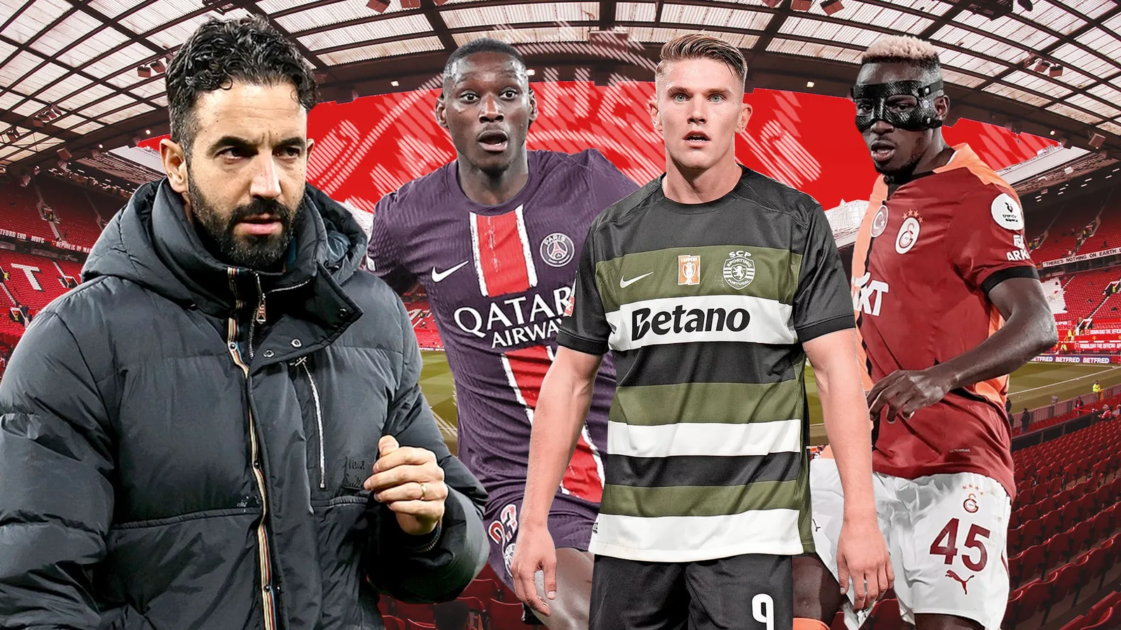 Les objectifs de transfert de Man Utd comparés alors qu’Amorim recherche un buteur avec Gyokeres, Kolo Muani et Osimhen tous ciblés