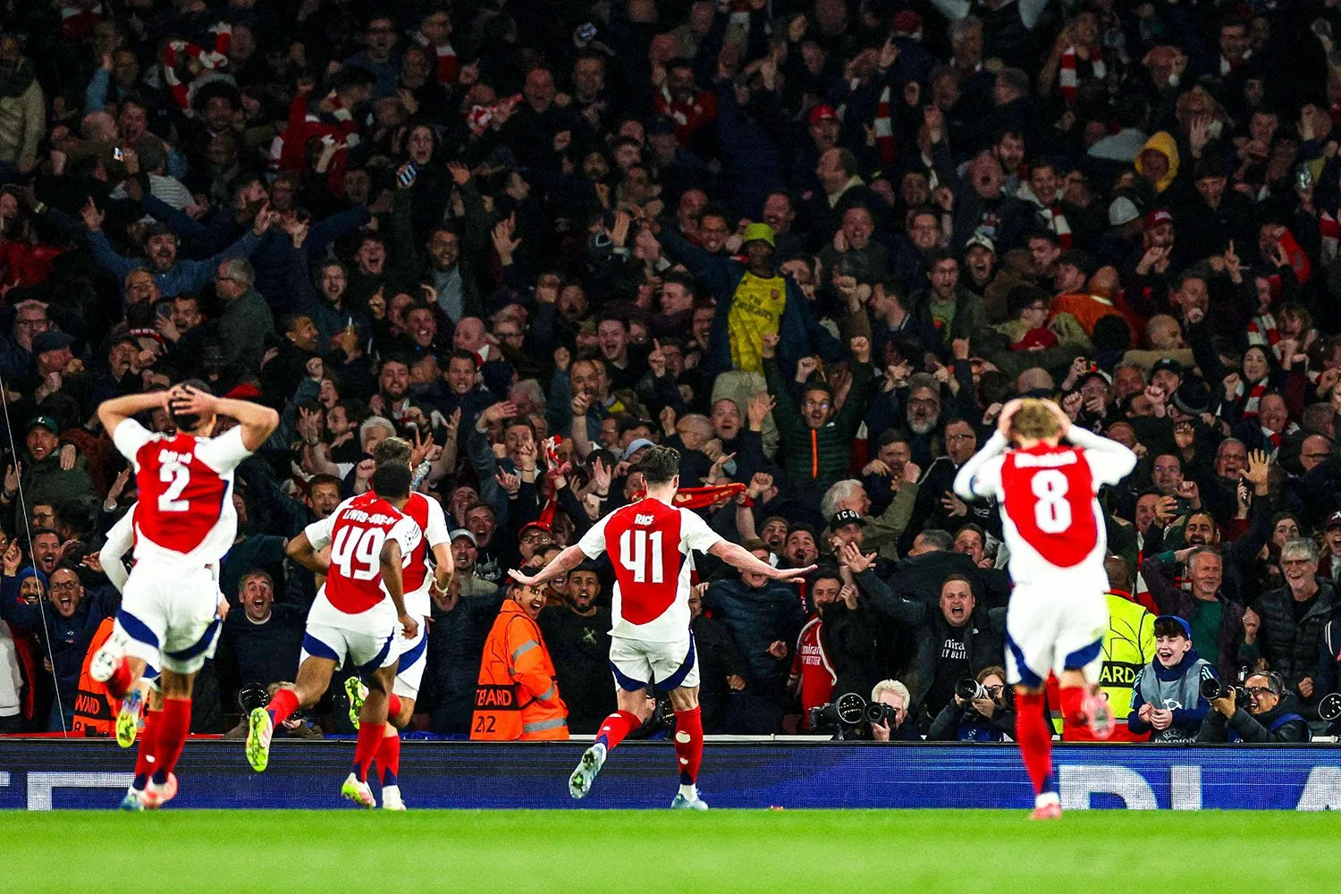 Le Real Madrid s’effondre en tant que tête d’Arsenal lors du lien en Ligue des champions