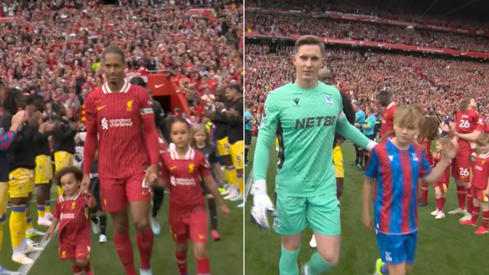 Liverpool et Crystal Palace dans la double garde d’honneur jamais vue avant le dernier jour de la dernière journée