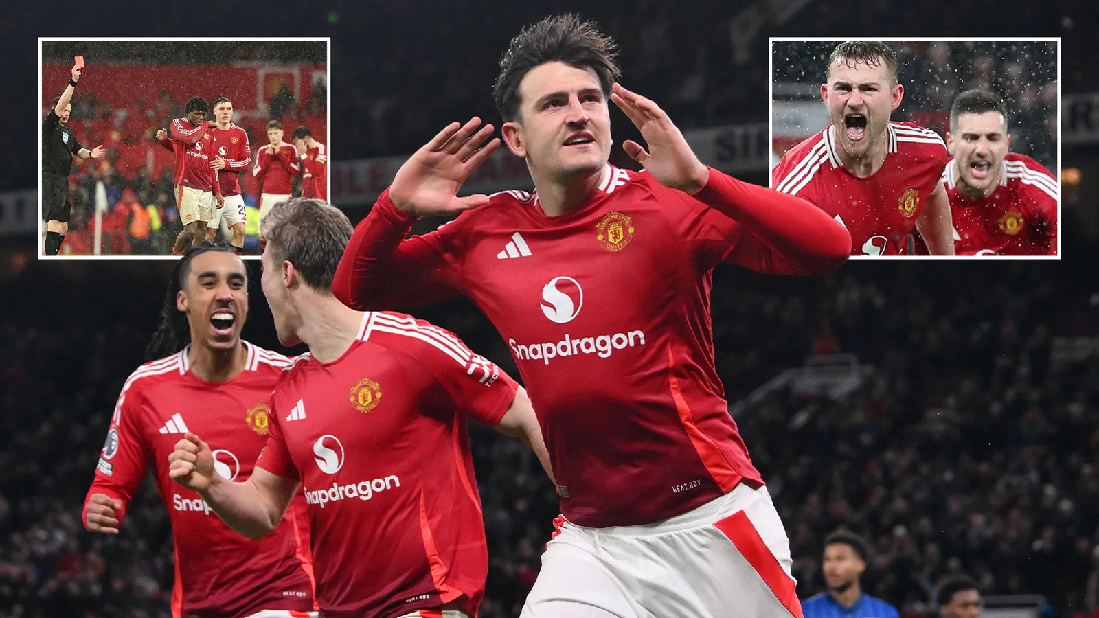 Man Utd 3 Ipswich 2: les dix-hommes Red Devils se tiennent à apaiser les discussions de relégation mais souffrent toujours de la première mi-temps calamiteuse