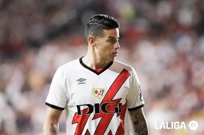 James Rodriguez prêt pour le prochain club après le départ du Rayo Vallecano