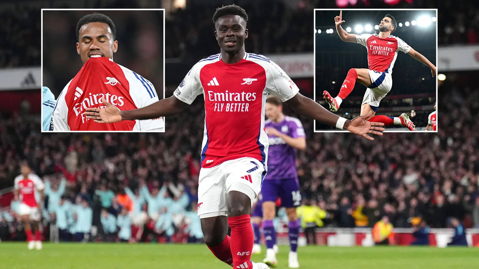 Arsenal 2 Fulham 1: Bukayo Saka obtient moins de sept minutes de retour de rêve, mais Gabriel Buthury Tainnts Win