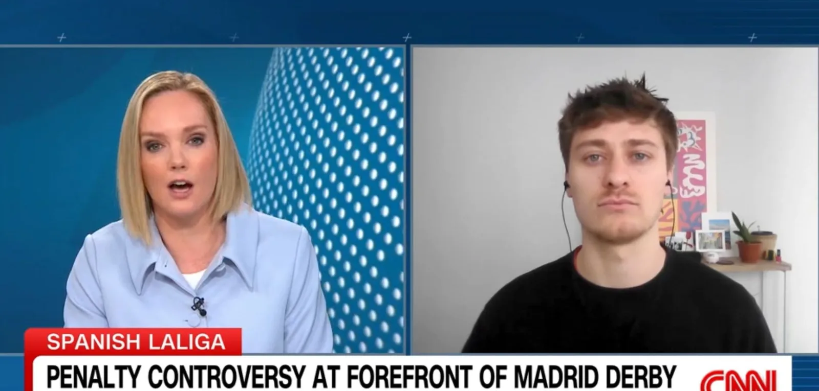Football España discuter de la course en titre La Liga avec CNN