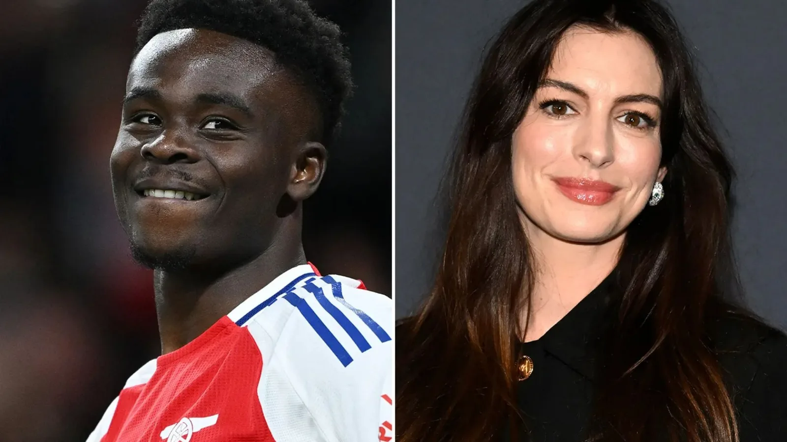 La superstar hollywoodienne Anne Hathaway envoie un message clair à Bukayo Saka alors que Marks Arsenal revient avec un but gagnant