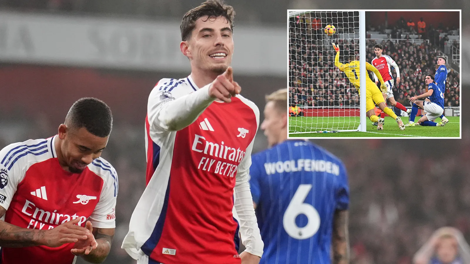 Arsenal 1 Ipswich 0 : Kai Havertz marque le vainqueur, ce qui permet aux Gunners de devancer Chelsea à la deuxième place