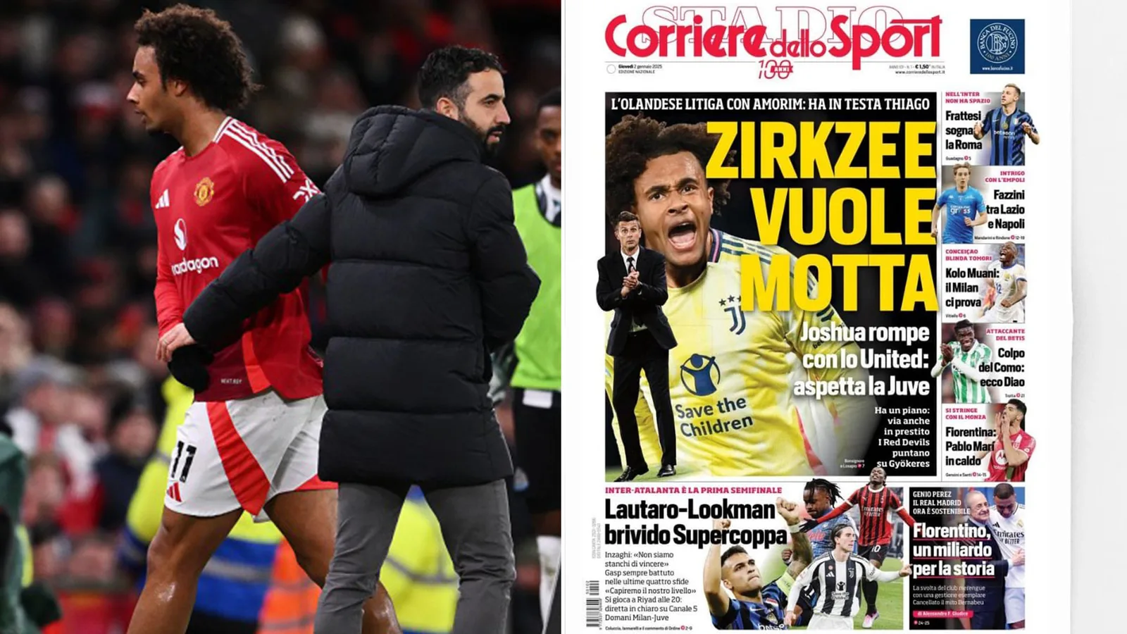 Joshua Zirkzee « en ligne avec Ruben Amorim alors que l’attaquant de Man Utd cherche à forcer le déménagement de la Juventus » après l’humiliation de Newcastle