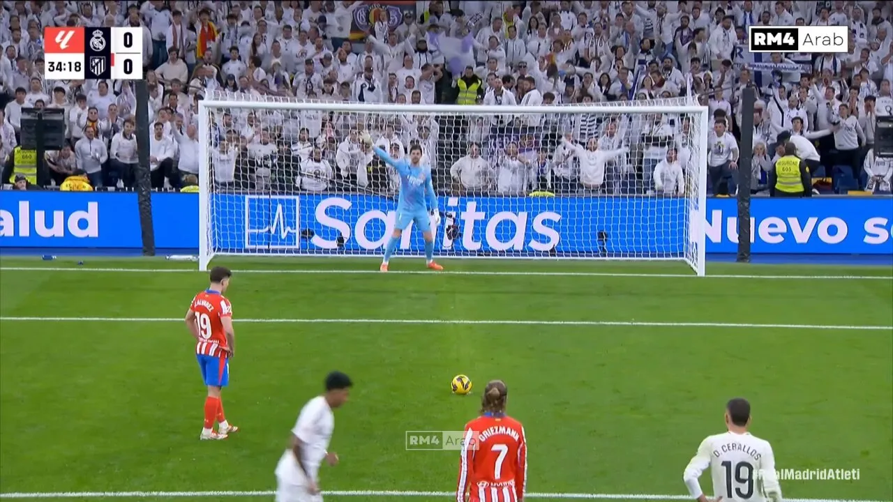 REGARDER: L’Atletico Madrid frappe le premier coup dans Madrid Derby depuis le point de pénalité