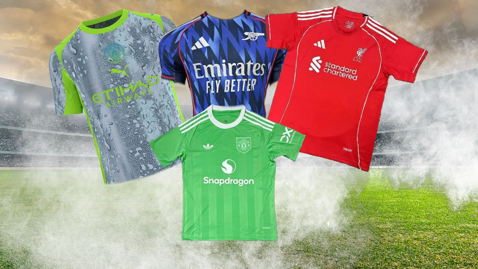 Chaque kit de Premier League divulgué pour la saison prochaine, y compris le chemise de Liverpool et Slick Man Utd Away Strip