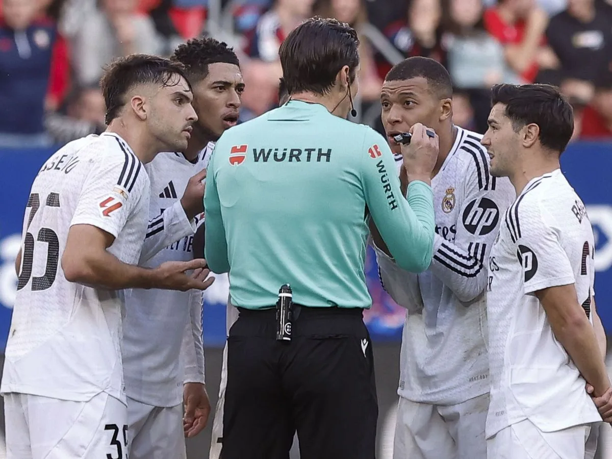 L’équipe du Real Madrid fait l’admission sur les arbitres aux collègues de La Liga