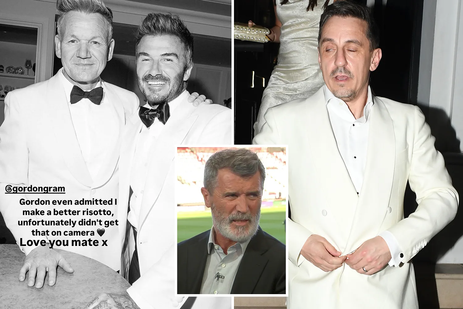«N’étions-nous pas assez bons? – Man Utd Legend Roy Keane prend la fouille effrontée à David Beckham sur le 50e anniversaire Snub
