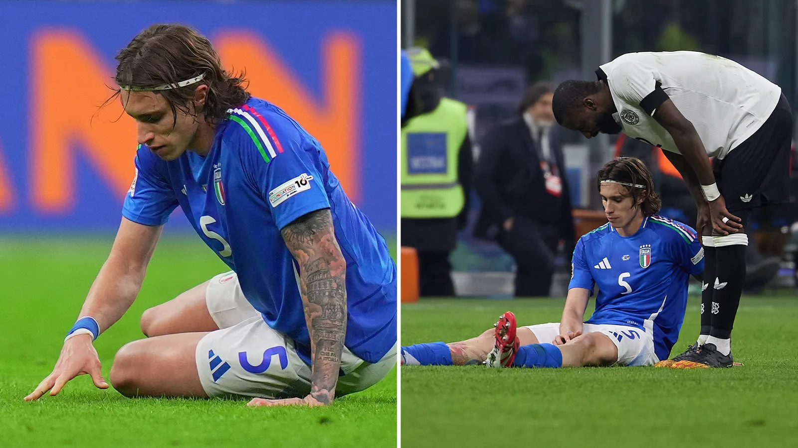 Énorme blessure à l’arsenal souffle alors que Riccardo Calafiori s’est forcé après avoir «  ressenti quelque chose d’étrange  » en Italie Clash