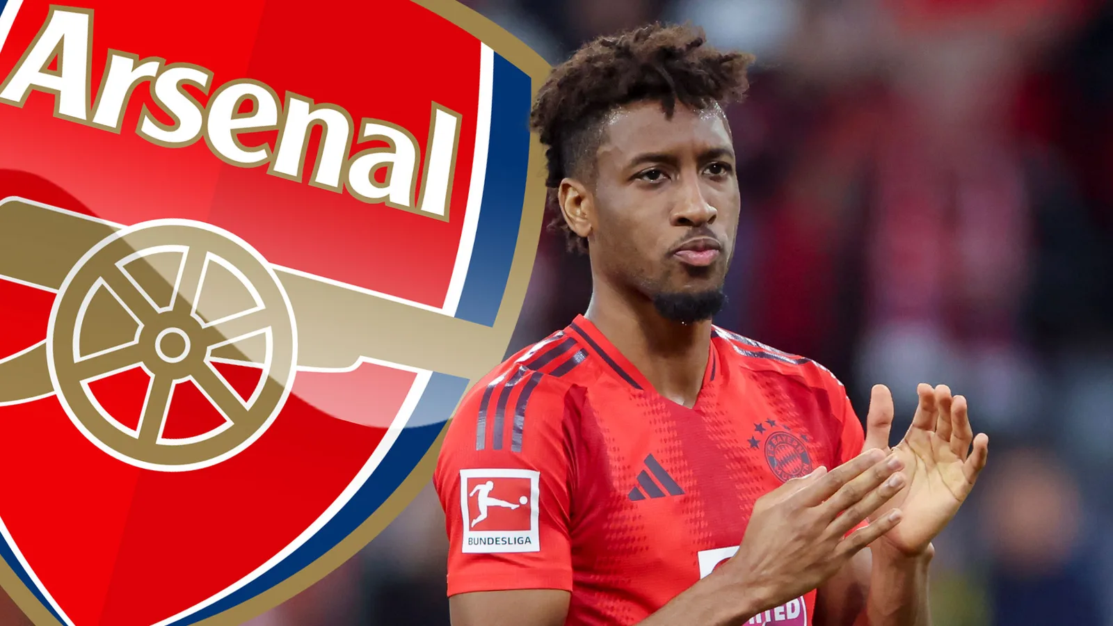 Arsenal en pourparlers avec le vainqueur en série Kingsley Coman pour un transfert magnifique mais face à la bataille pour la star du Bayern Munich