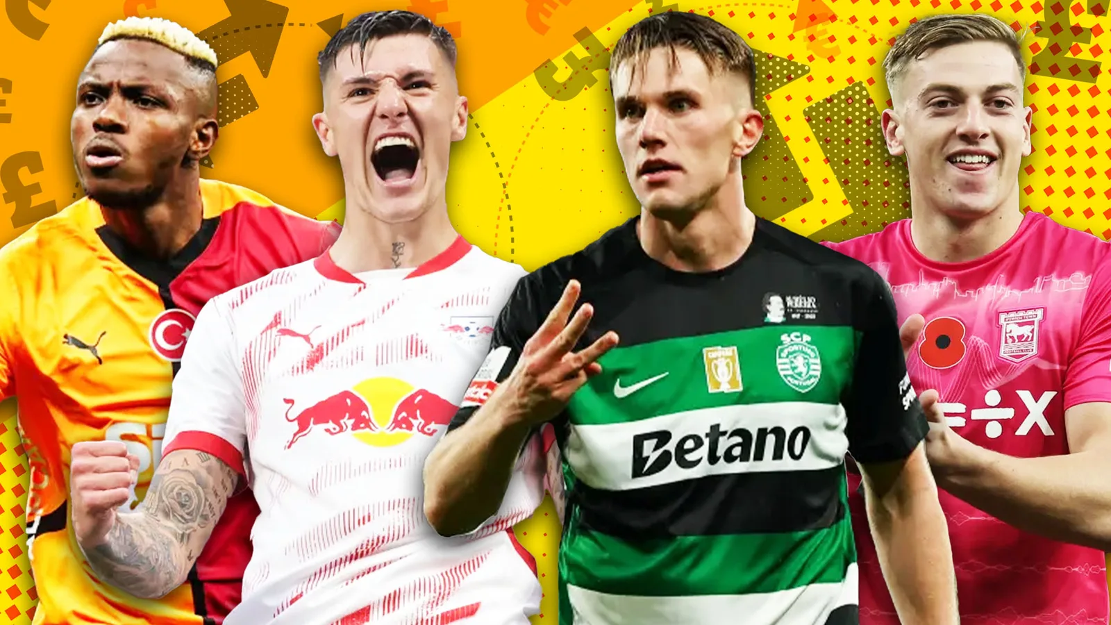 Gyokerres, Delap, Osimhen et Sesko: Man Utd, Arsenal, Chelsea et Liverpool en bataille de transfert pour les meilleurs attaquants du monde