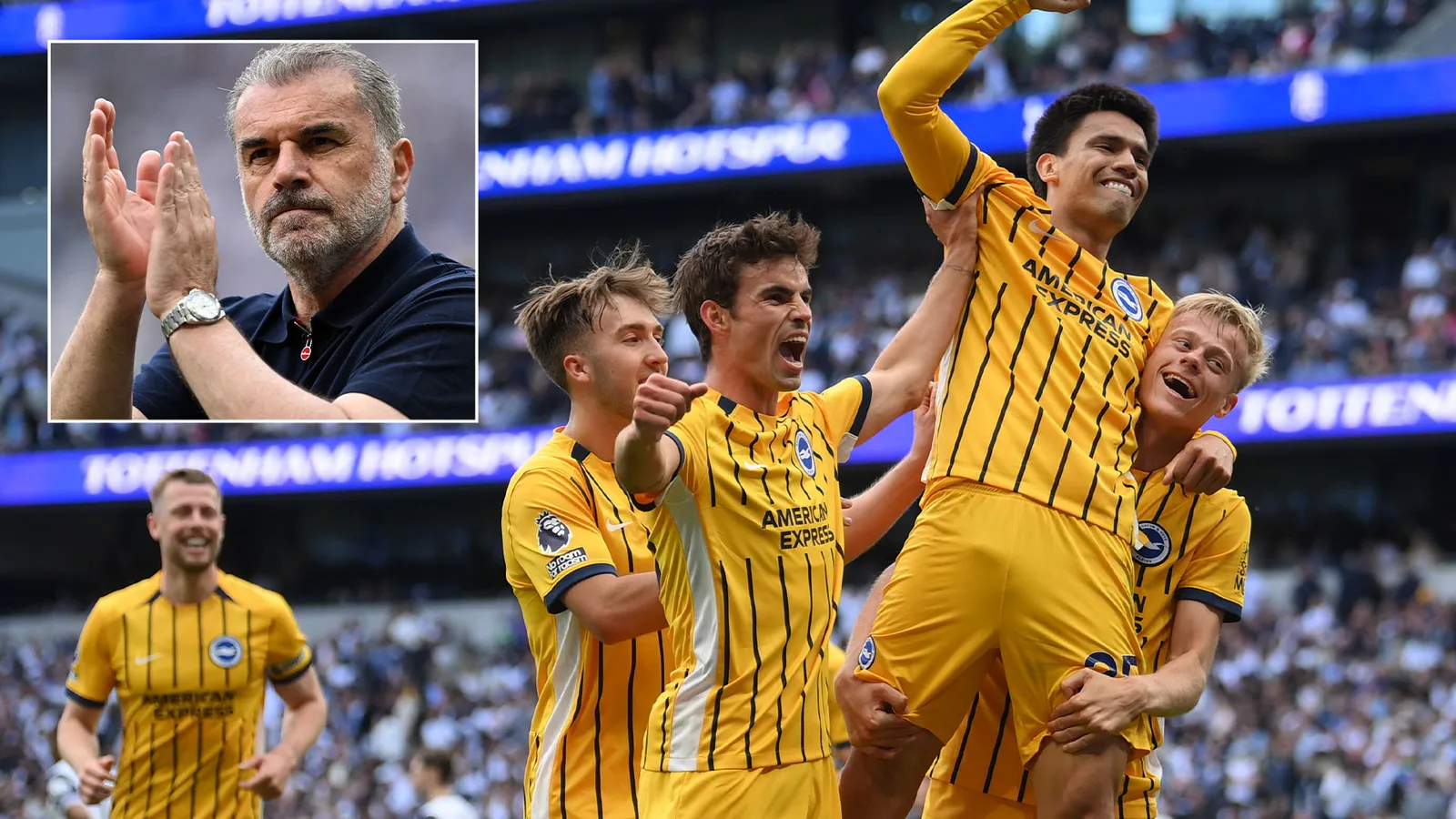 Tottenham 1 Brighton 4: Les Spurs sont confrontés à une énorme décision postcoglou après la rupture du lendemain alors que les champions de la Ligue Europa terminent 17e