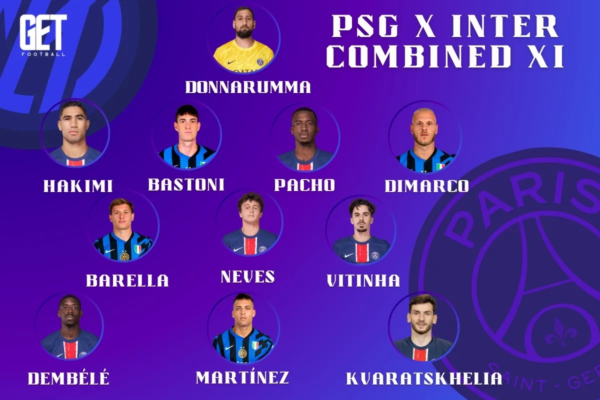 PSG-Inter combiné XI: Donnarumma ou Sommer? Mendes ou DiMarco? Vitinha ou hentalhanoğlu?