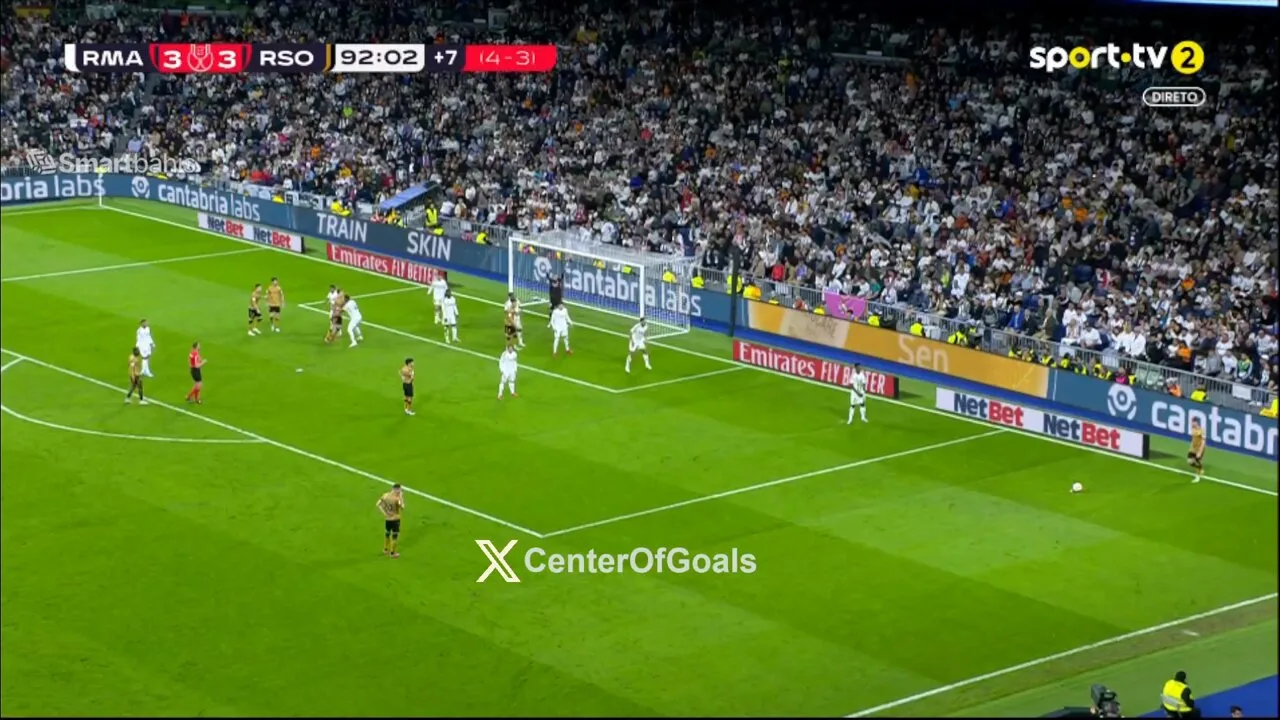 REGARDER: La vraie Sociedad marque l’égaliseur du temps d’arrêt pour forcer le temps supplémentaire contre le Real Madrid
