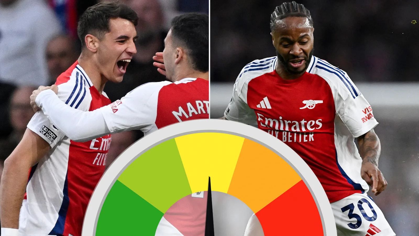 Arsenal Player Ratings: Kiwior impressionne à nouveau pour maintenir la course au titre en vie, mais la saison de Sterling ne peut pas se terminer assez tôt