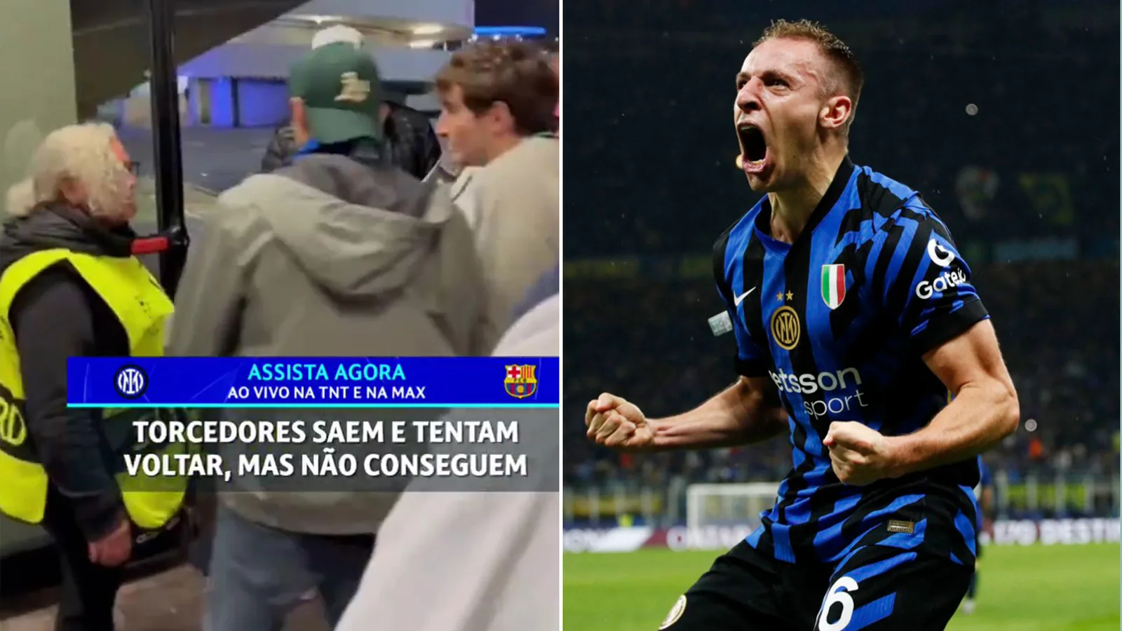 Les fans de l’Inter Milan se battent désespérément pour revenir à San Siro après avoir quitté 3-2… manquant une célèbre victoire en demi-finale