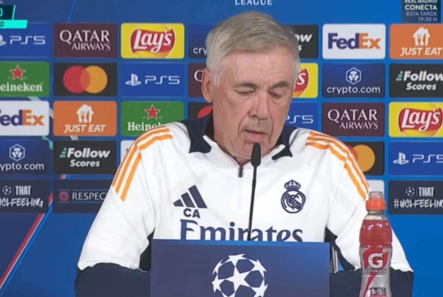Carlo Ancelotti : « Vinicius Junior est triste, mais pas à cause du Ballon d’Or ».