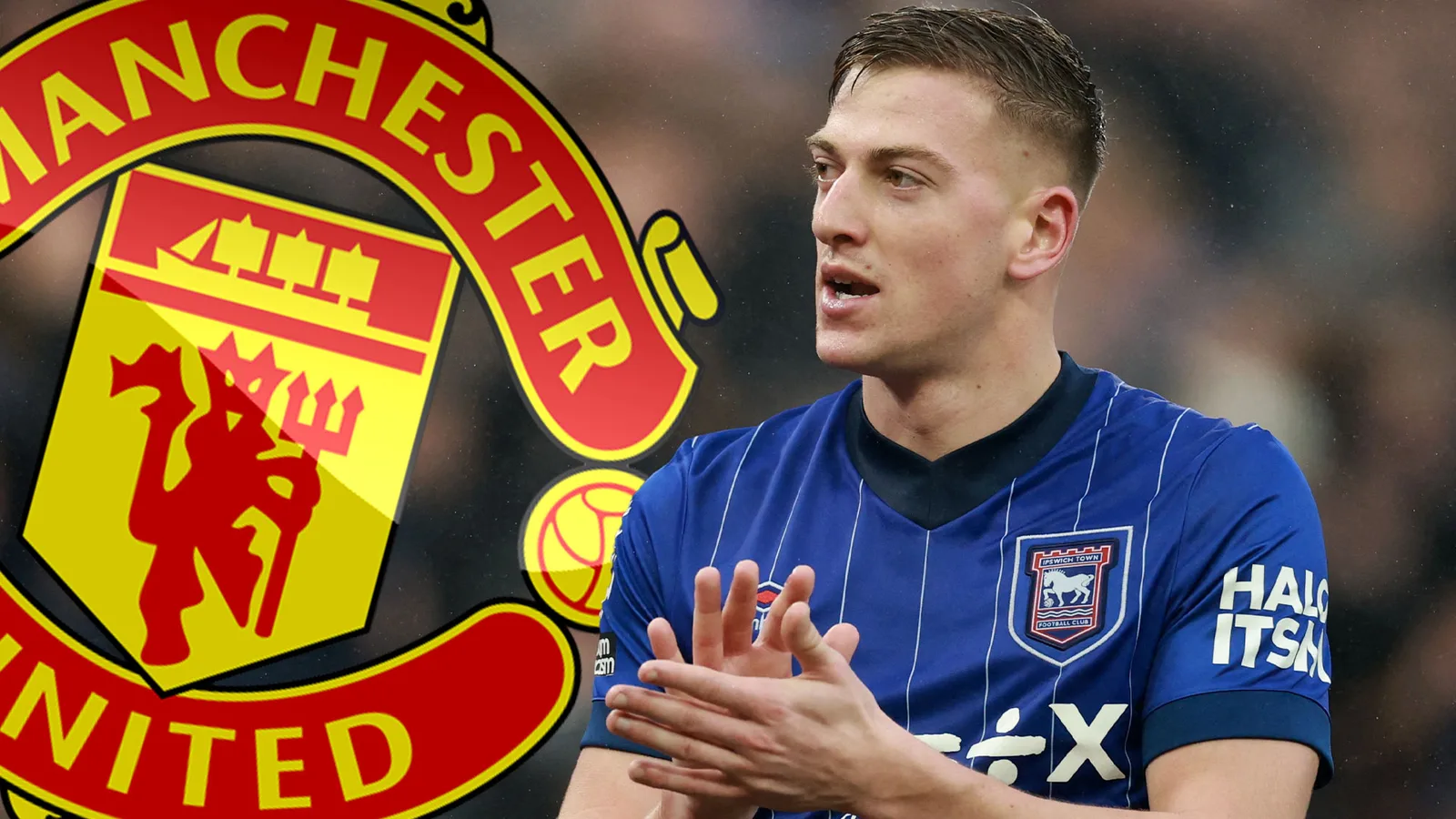 Man utd «  rejoindre Liam Delap Transfer Race ‘et avoir une arme secrète pour signer la star d’Ipswich déjà dans les rangs