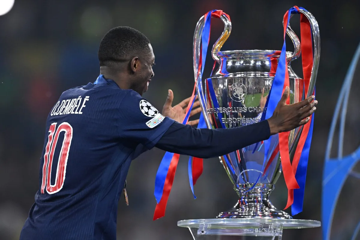 OFFICIEL | Ousmane Dembélé du PSG a nommé le joueur de la saison de la Ligue des champions de la saison