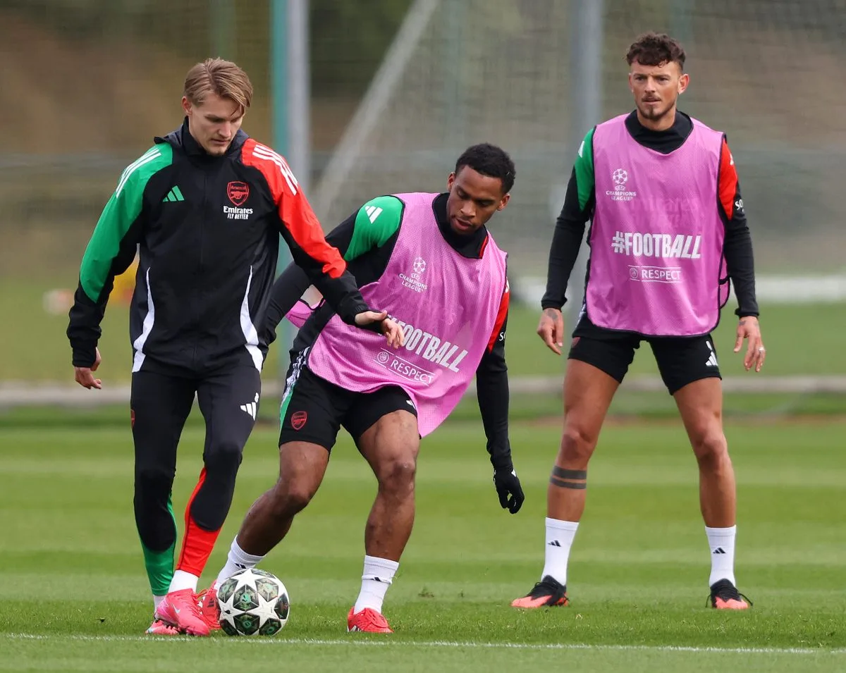 Jurriën Timber et Martin Ødegaard doutes pour le conflit d’Arsenal au deuxième rang avec le PSG