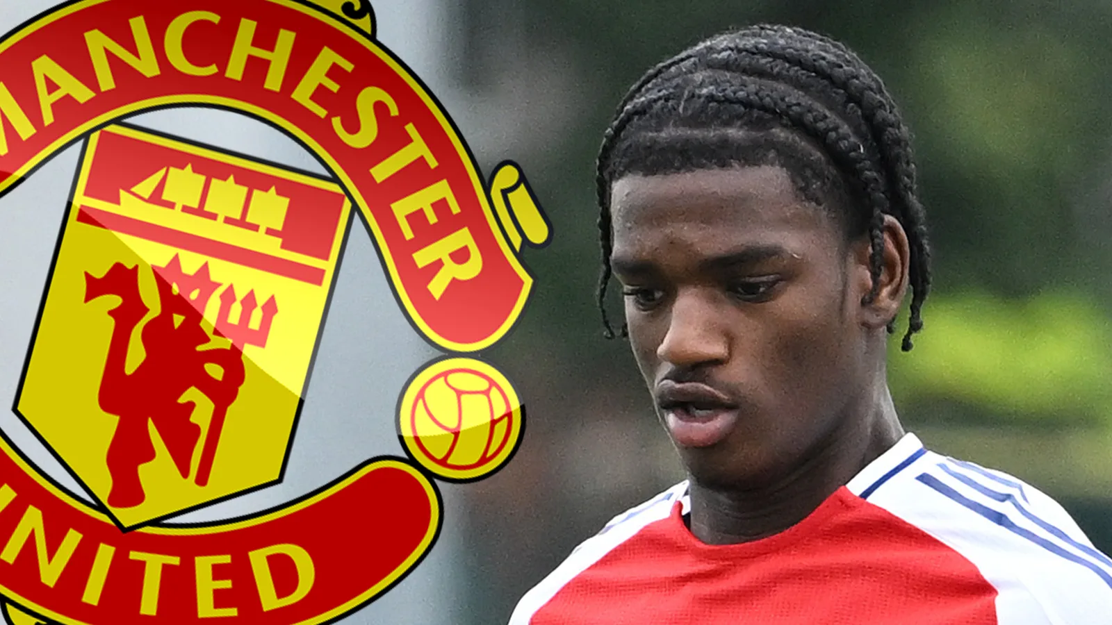Man Utd Sratch Arsenal Wonderkid Ayden Heaven comme des frais de rémunération «substantiels» convenus pour un adolescent imposant