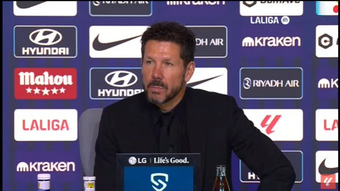 Diego Simeone reconnaissant à « la déesse de la chance » pour la victoire de l’Atletico Madrid sur le club sportif