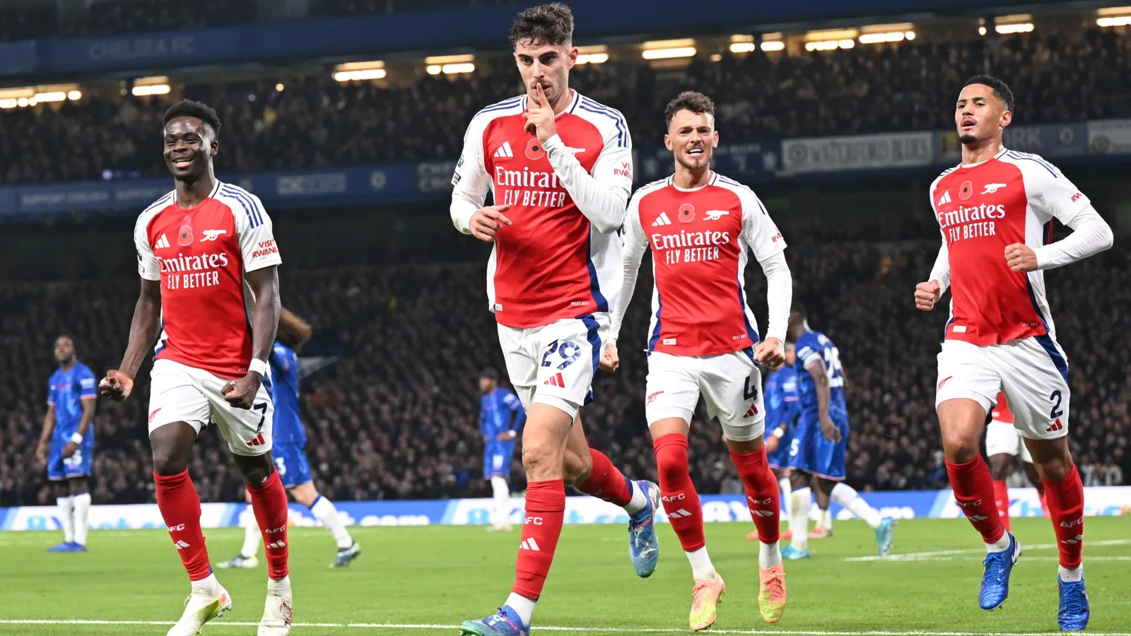 Kai Havertz obtient un karma instantané alors qu’il SHUSHE les fans de Chelsea après avoir marqué contre l’ancienne équipe, mais VAR le ruine immédiatement