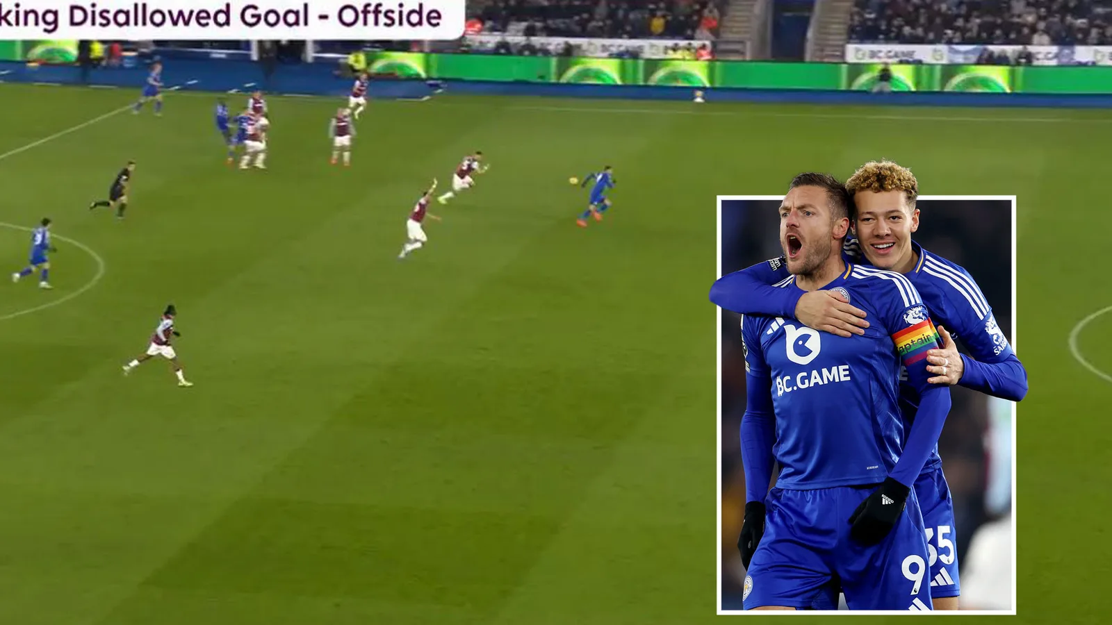 Les joueurs de West Ham CLAMMÉS pour avoir défendu comme si Jamie Vardy était hors-jeu seulement pour que VAR déclare le but de Leicester en jeu