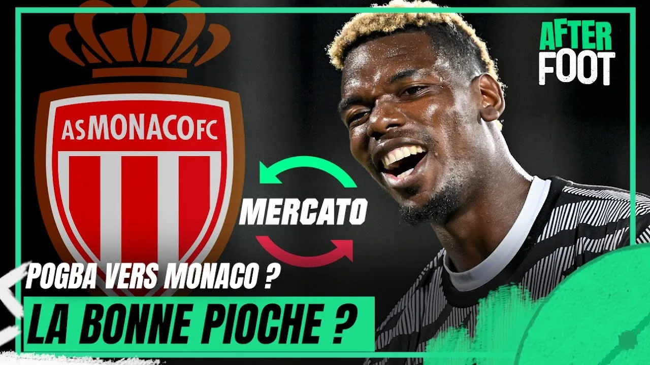 Paul Pogba prêt à rejoindre Monaco : une opération mercato qui secoue la Ligue 1 et le football européen