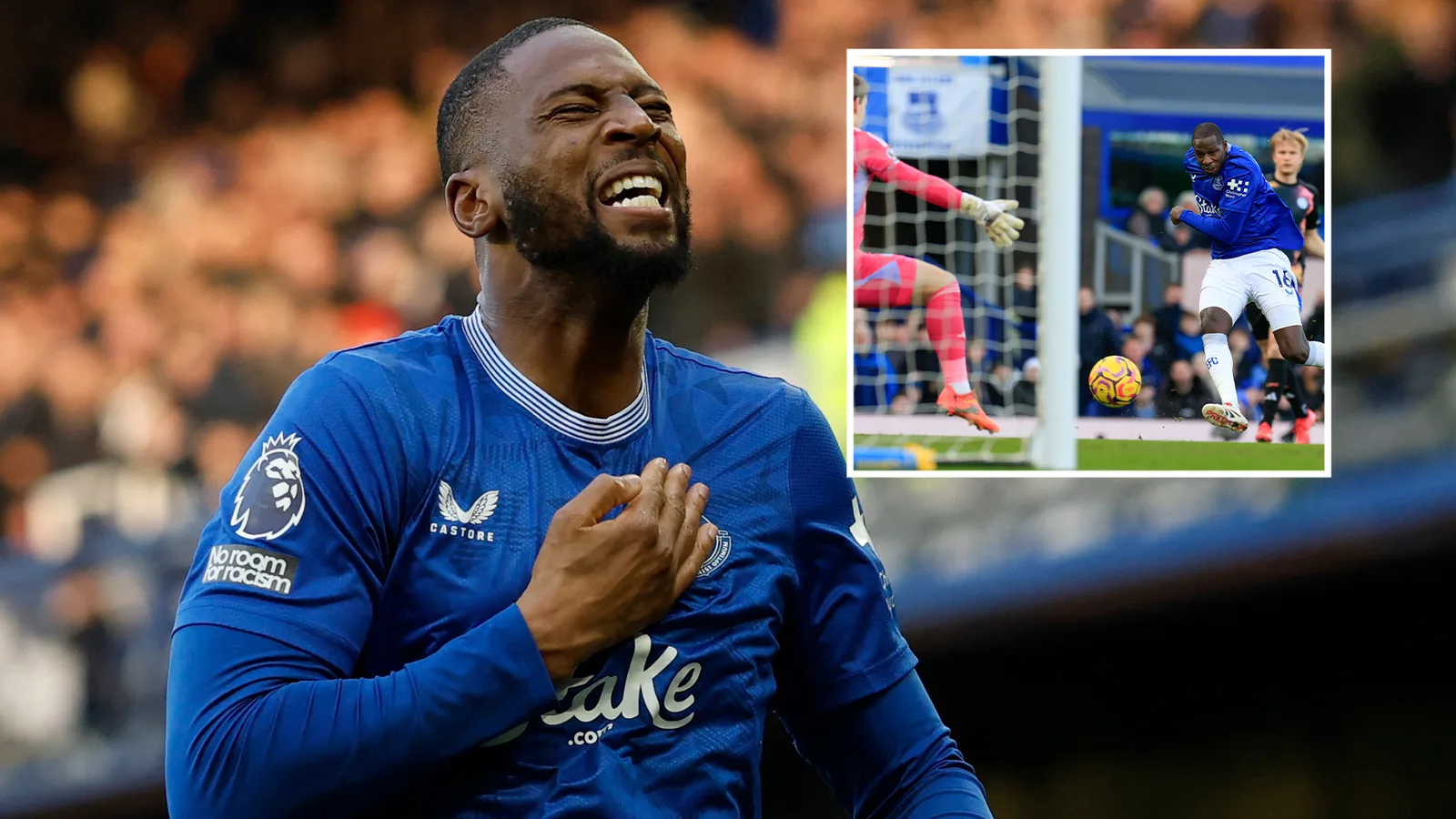 Everton 4 Leicester 0: Toffees Storm à la relégation vitale victoire à six points après le but record alors que Tottenham tombe au 16e rang