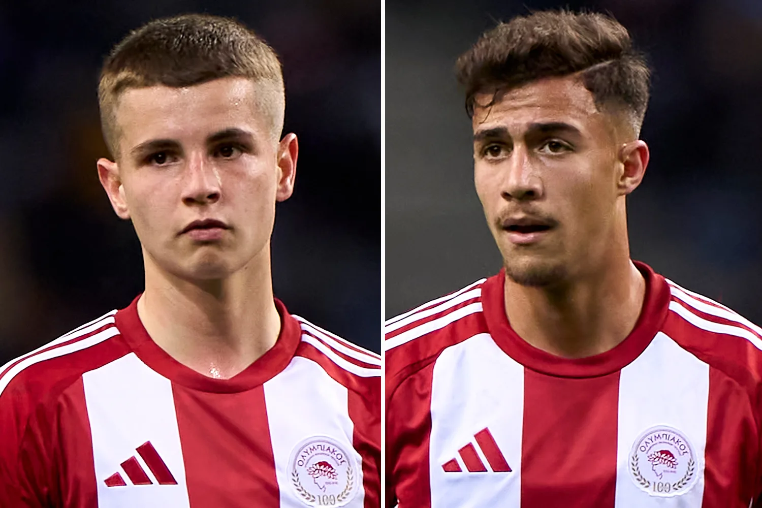 Man Utd et Arsenal dans la bataille de transfert pour deux Wonderkids olympiacos mais se battent avec la foule de géants européens