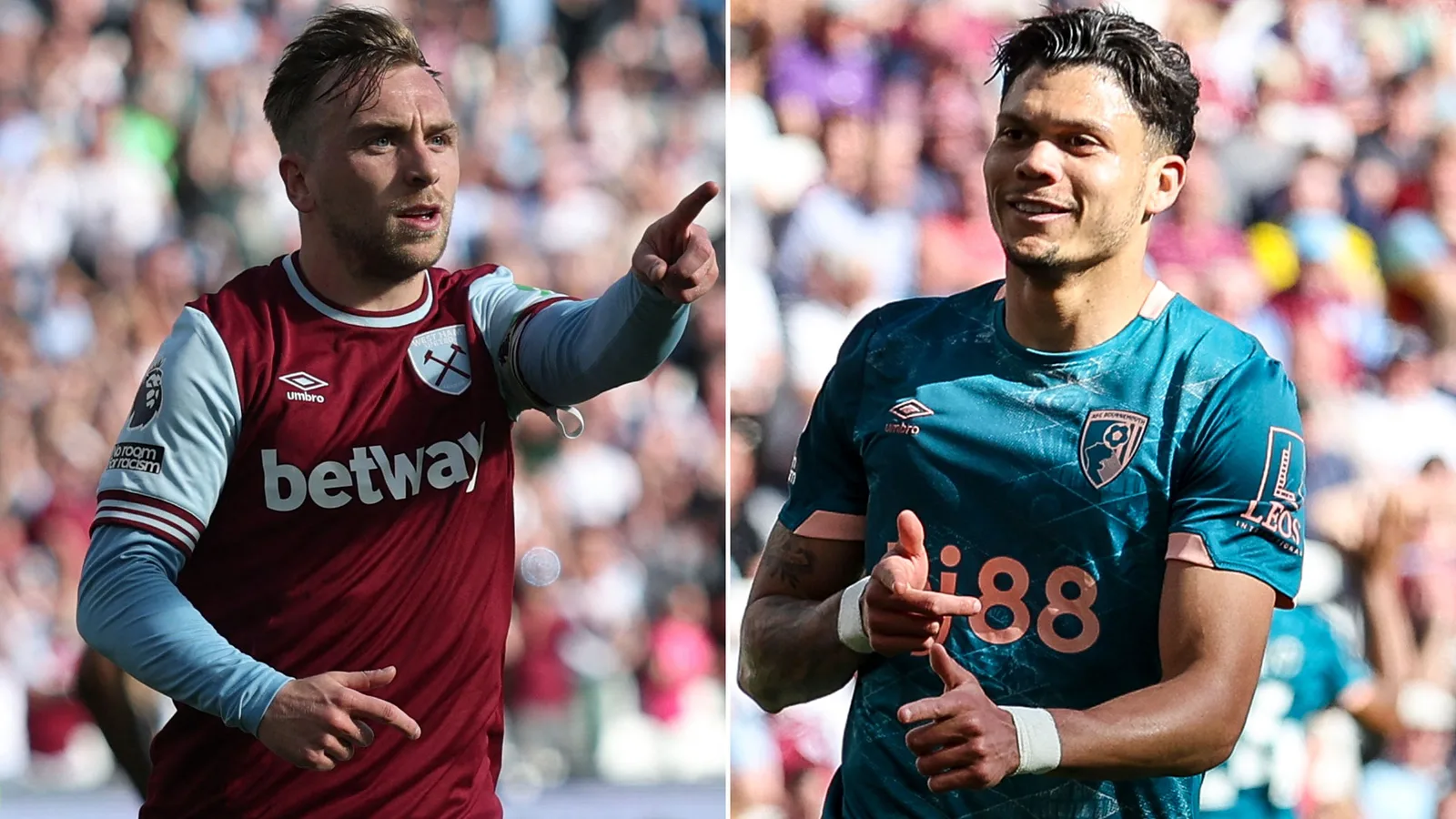 West Ham 2 Bournemouth 2: Evanilson marque deux alors que les cerises survivent à Quickfire Hammers double mais perdent du terrain en Euro Race