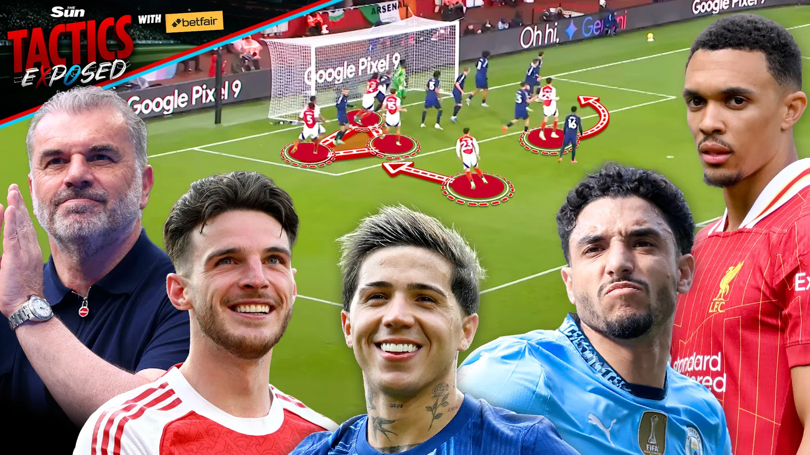 Top Five Genius Premier League 2024/25 Tactiques d’Arsenal Jigsaw à la «roue du chaos» de Tottenham »