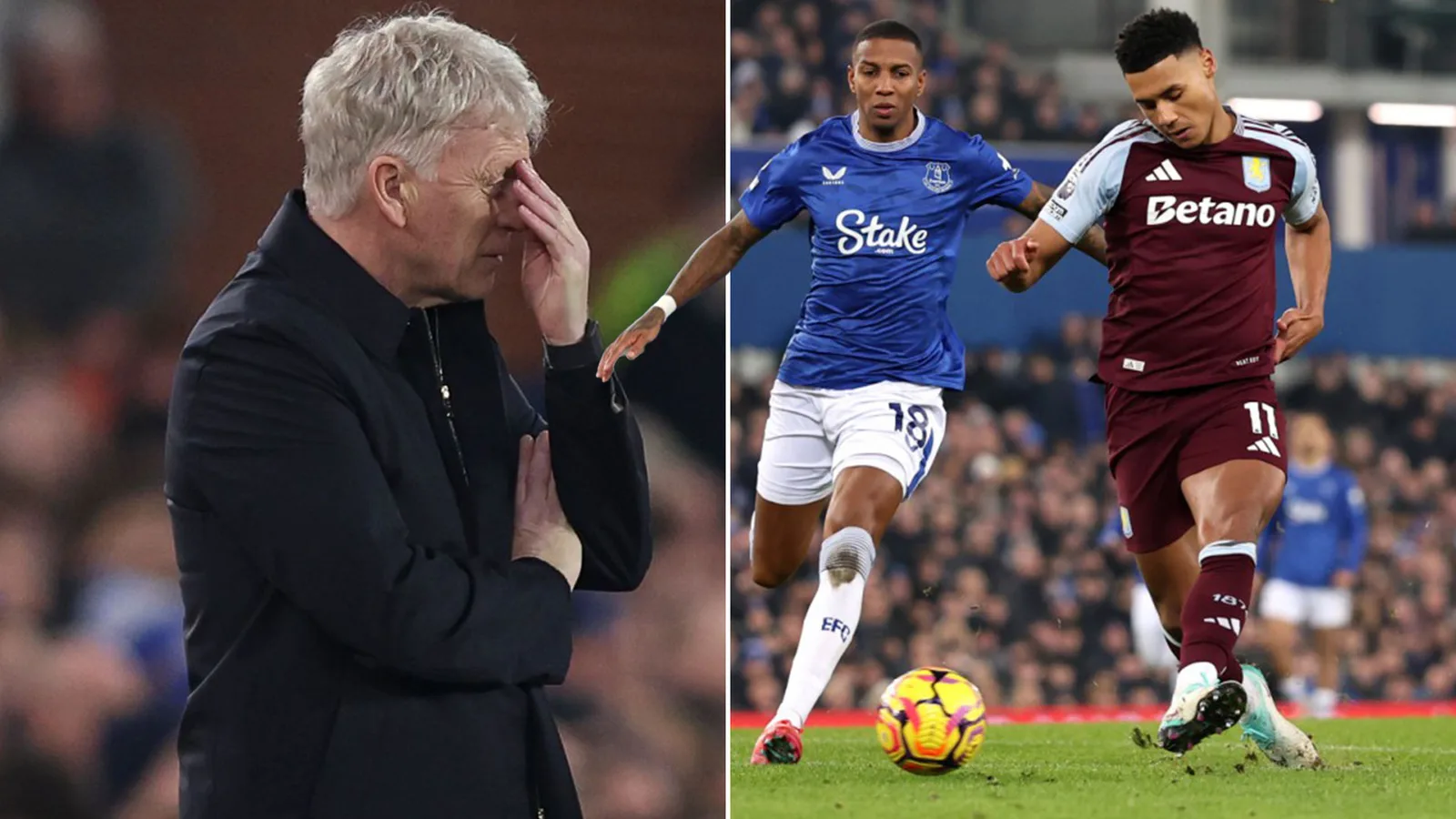 Everton 0 Aston Villa 1 : le retour de David Moyes à Goodison Park ne peut pas sauver les Toffees d’une autre défaite après la frappe de Watkins – The Sun