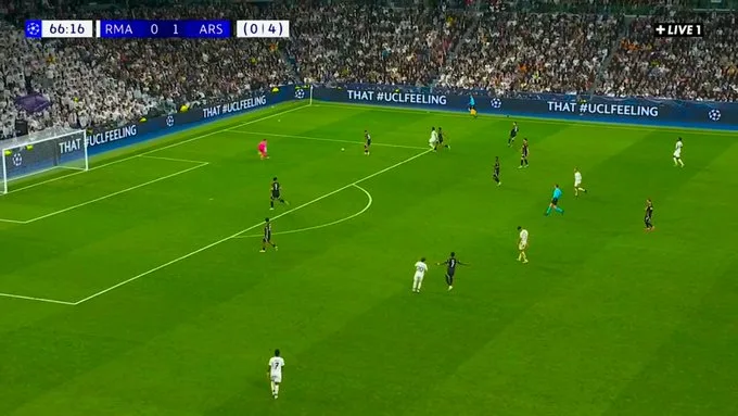 Arsenal Score Overner avant l’égaliseur immédiat du Real Madrid