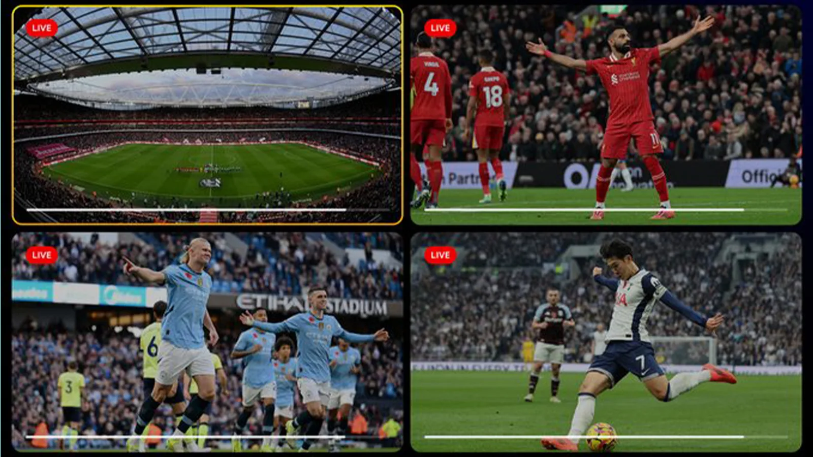 Est-ce l’avenir du football de Premier League ? Une nouvelle fonctionnalité de diffusion incroyable permet aux fans de regarder plusieurs matchs à la fois