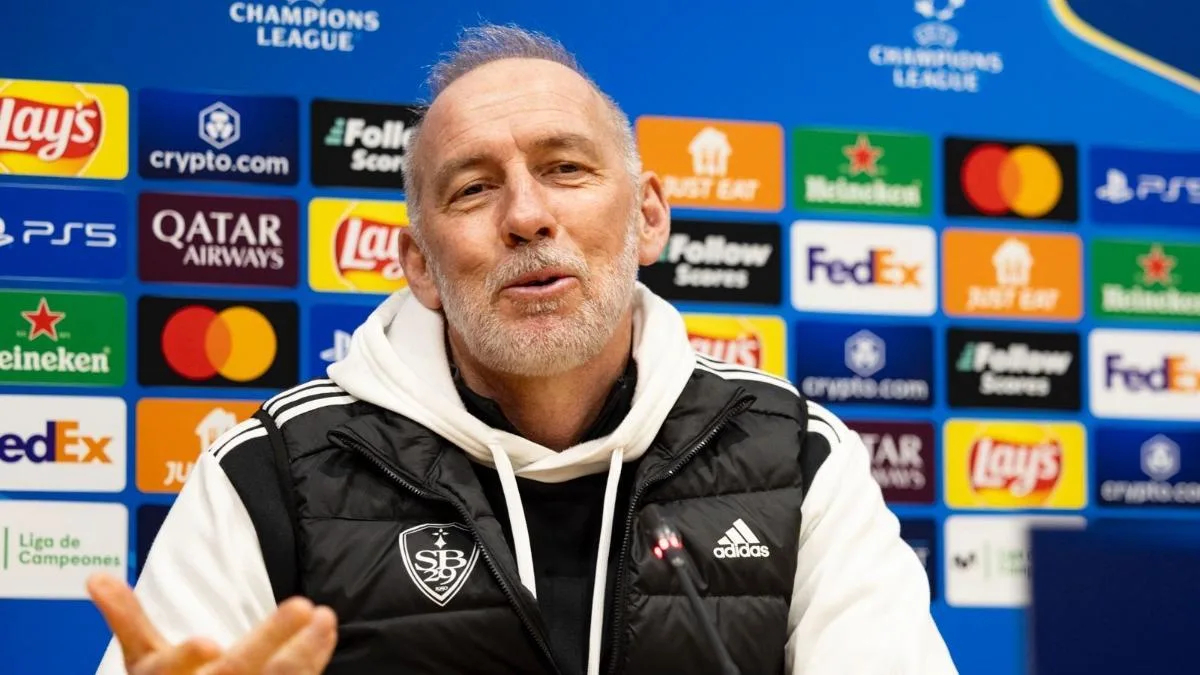 L’entraîneur de Brest, Eric Roy, explique pourquoi son équipe affronte un choc plus difficile à Barcelone