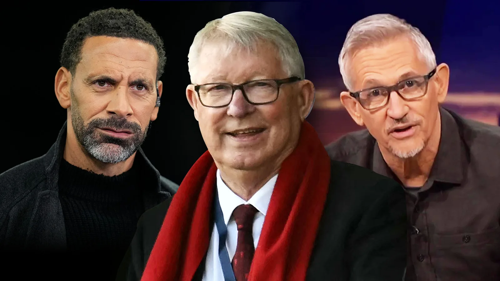 La légende de l’homme UTD Rio Ferdinand frappe à Gary Lineker sur «  non-sens  » Sir Alex Ferguson prétend